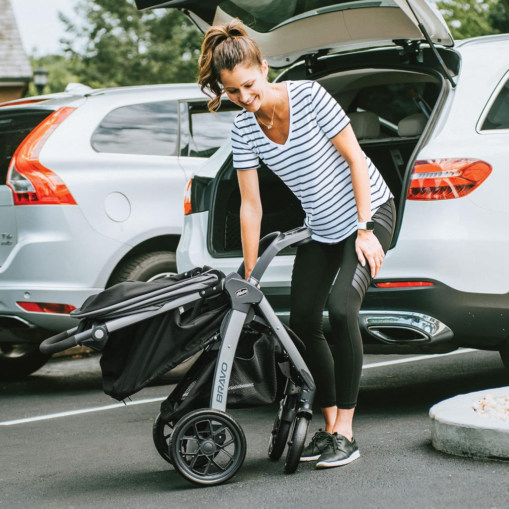 3-in-1 Travel System Stroller with Infant Car Seat and Base, Camden/Black & Grey W872518