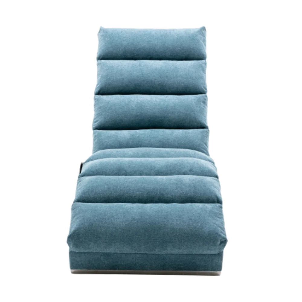 Blue Linen Chaise Lounge L73129