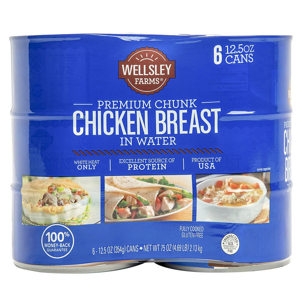 Chunk Chicken Breast in Water 6 Ct. 12.5 oz. L15050