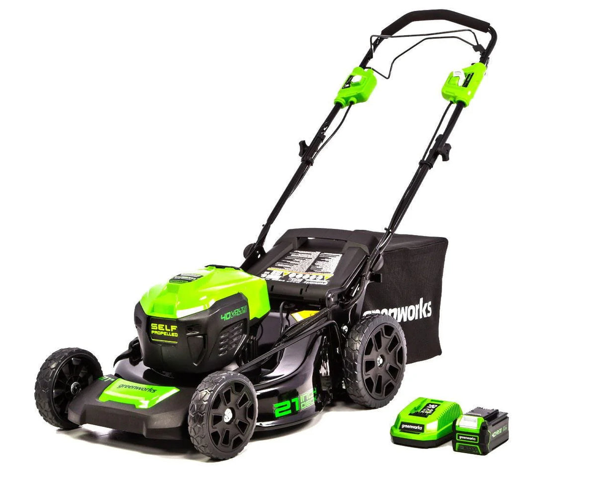 40V Self-Propelled Lawn Mower with 5.0 Ah Battery & Charger A938026