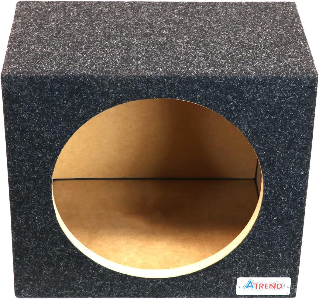 12" Single Sealed Subwoofer Enclosure, Pack of 2 V9529