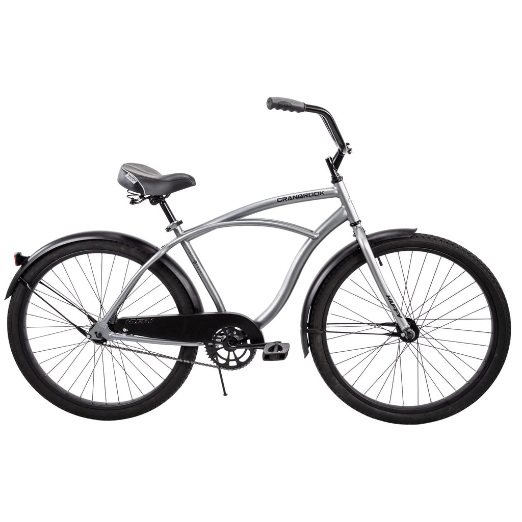Silver 26" Men's Beach Cruiser Bike J730894