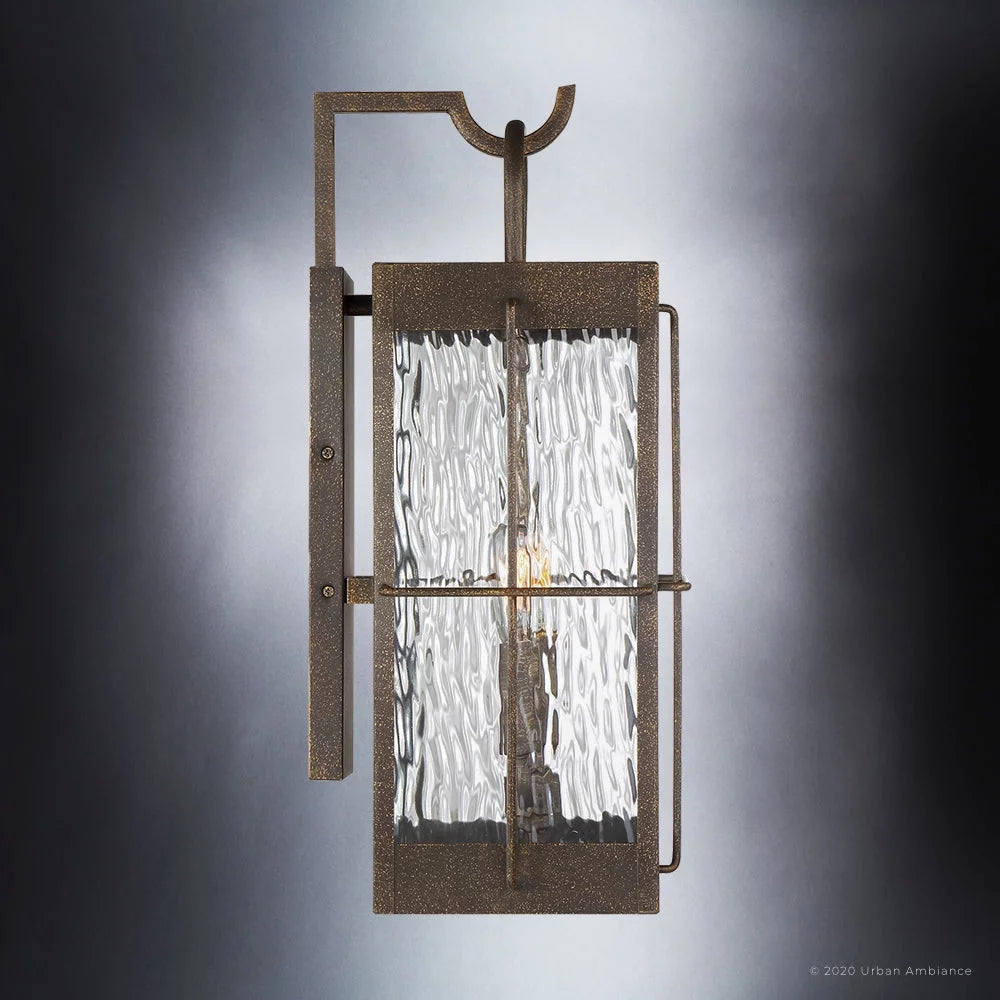 19.00''H x 8.25''W Urban Bronze Outdoor Wall Sconce L39191