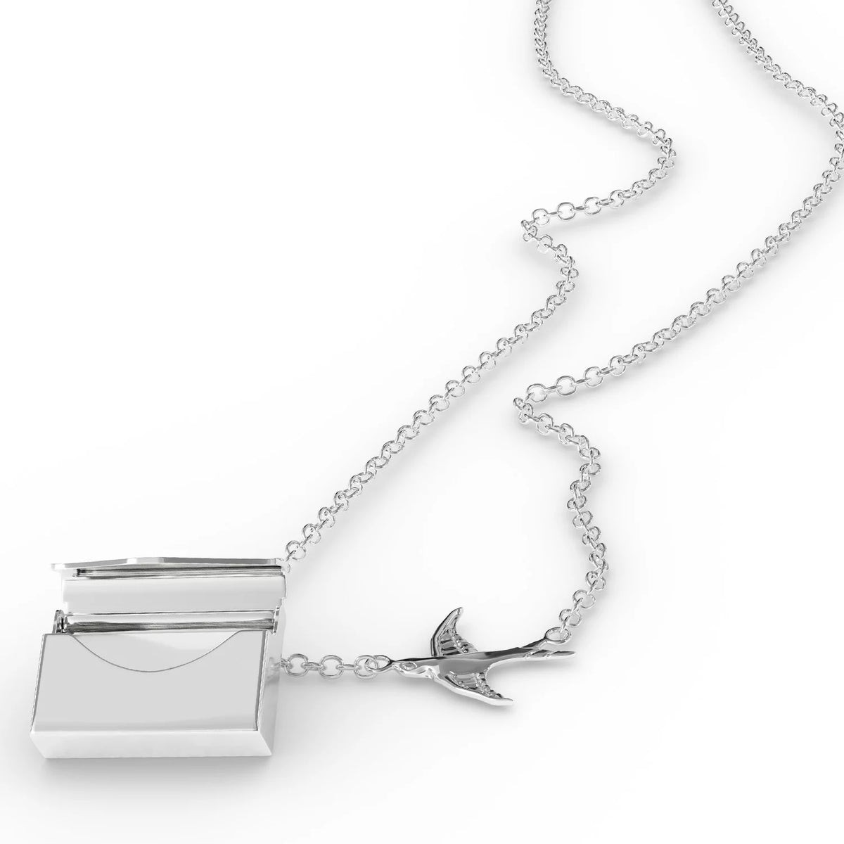 Silver Locket Necklace A824158