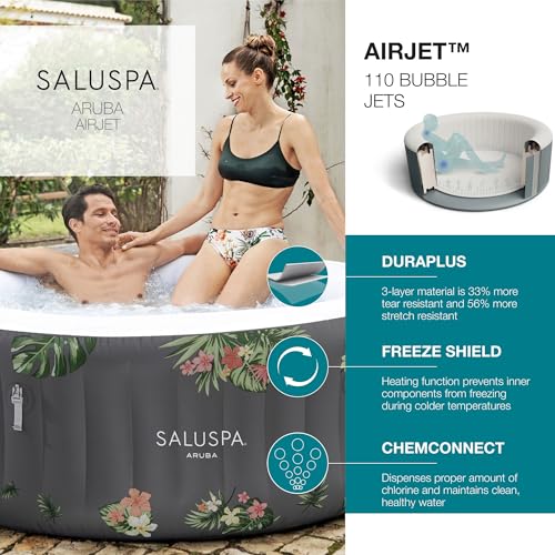 Gray Inflatable Hot Tub O137
