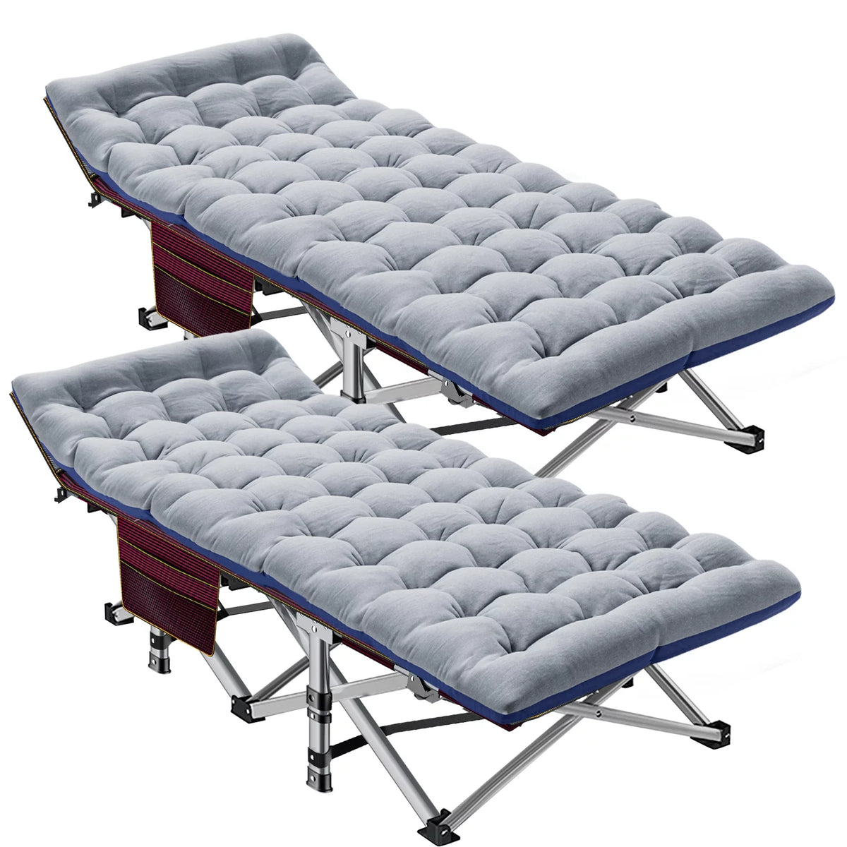 Folding Bed with Mattress and Carrying Bag W411557