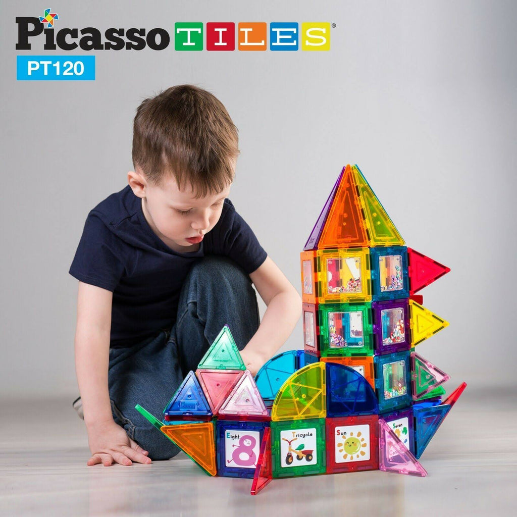 120-Piece 3D Magnetic Building Block Set D2781