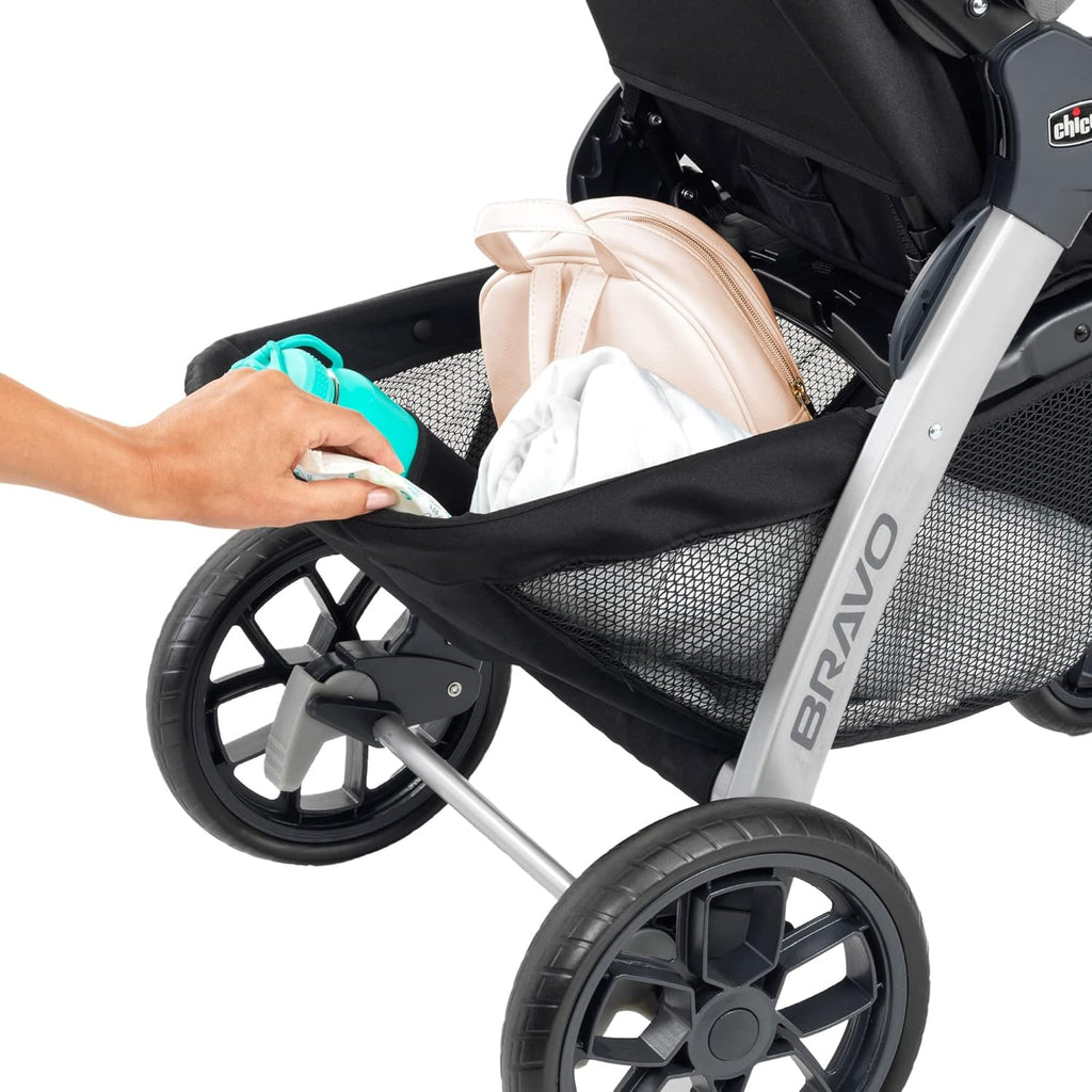 3-in-1 Travel System Stroller with Infant Car Seat and Base, Camden/Black & Grey W872518