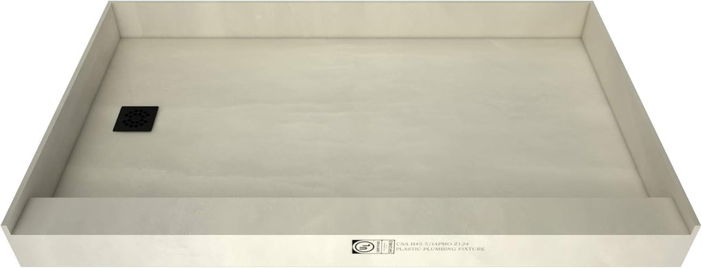 60" x 30" Shower Pan Kit with Left Drain O317