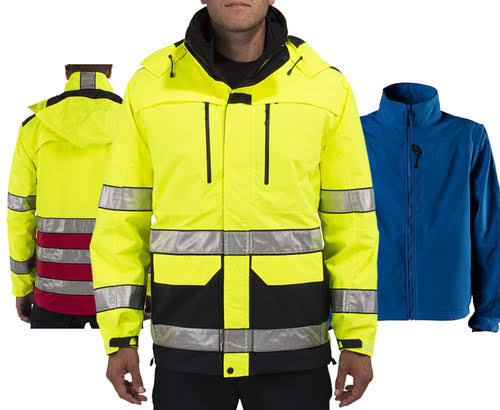 High Visibility Jacket 2XL Dark Navy I2348