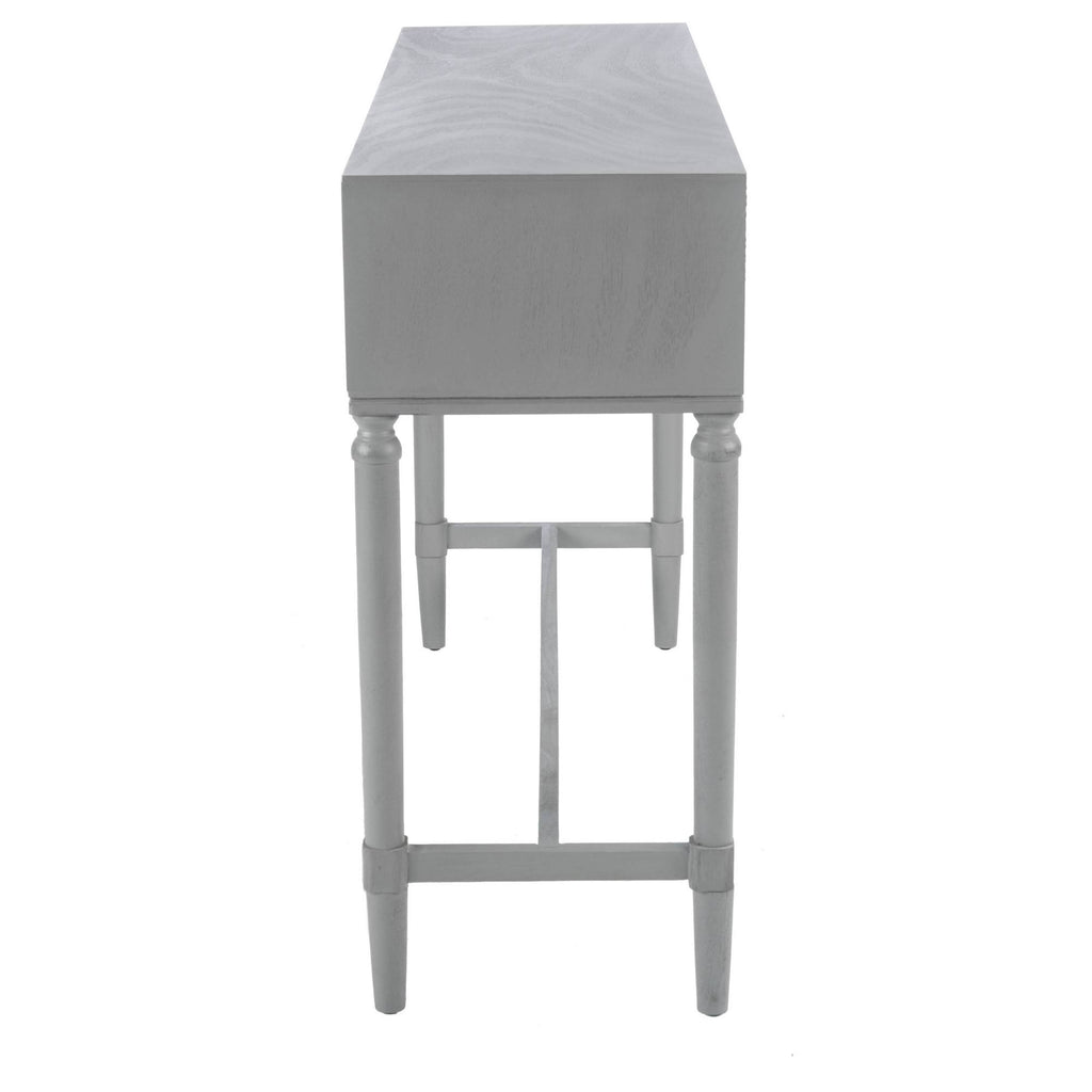 4 Drawer Console Table Distressed Grey Z963295