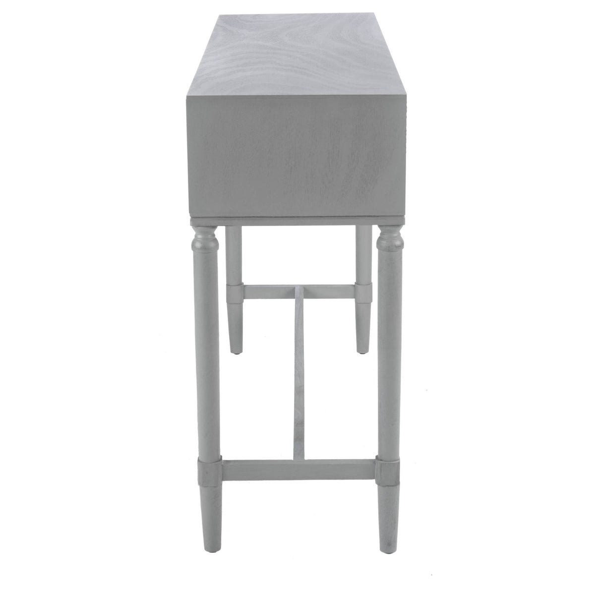 4 Drawer Console Table Distressed Grey Z963295