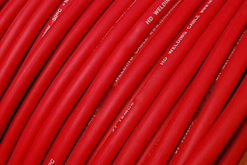 4/0 Gauge AWG Welding Lead Car Battery Cable Copper Wire Black + Red I156