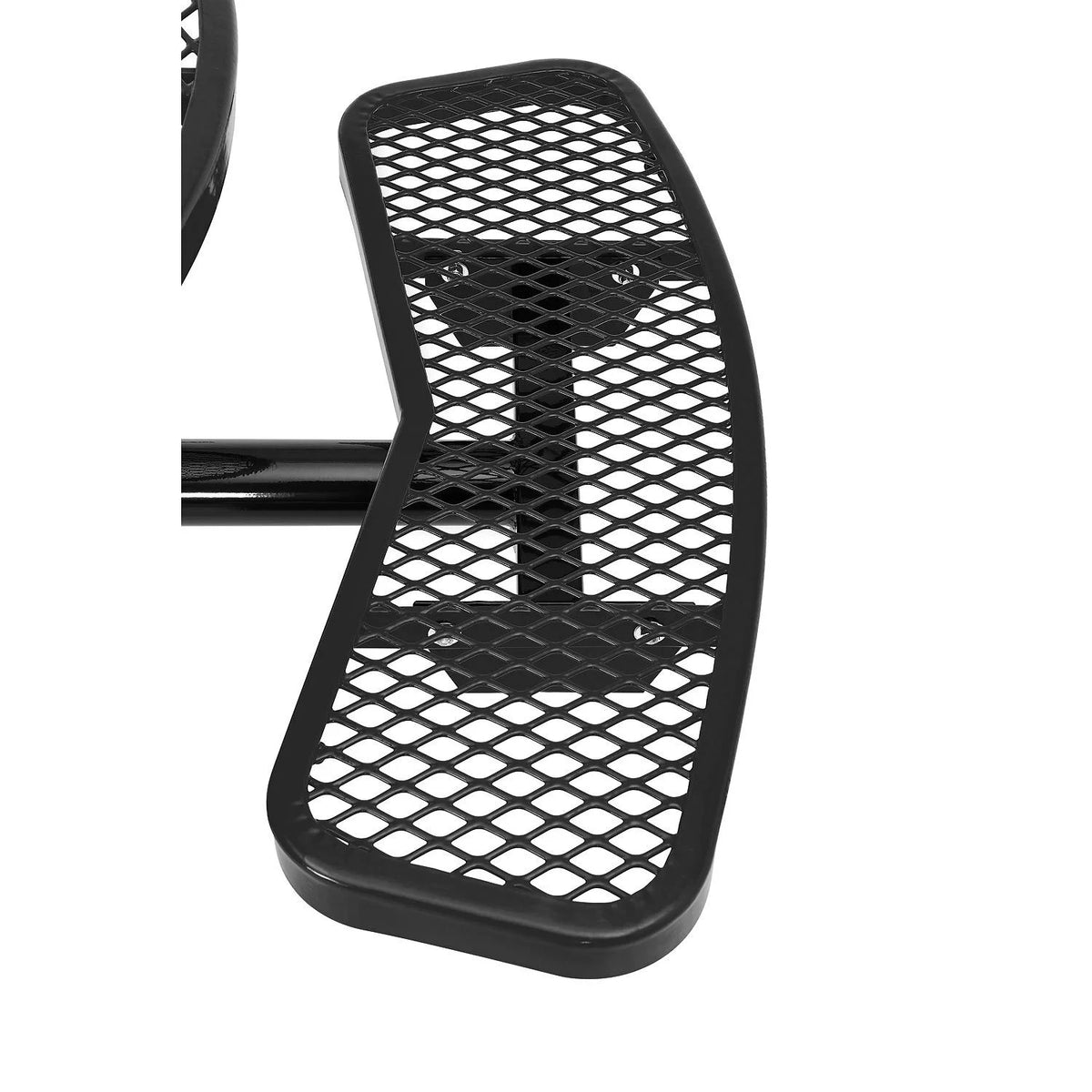 46" Round Black Picnic Table H244