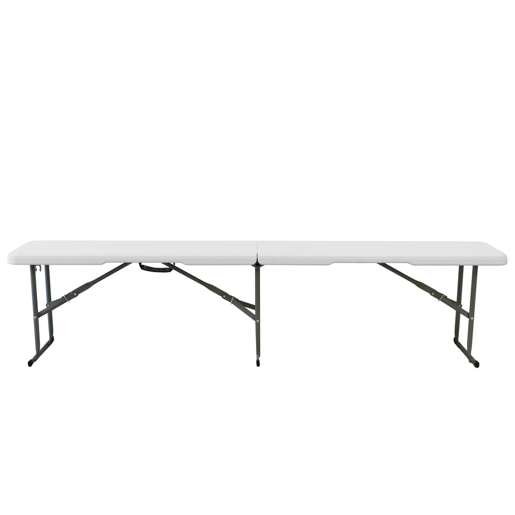 White Plastic Folding Dinner Table V206542