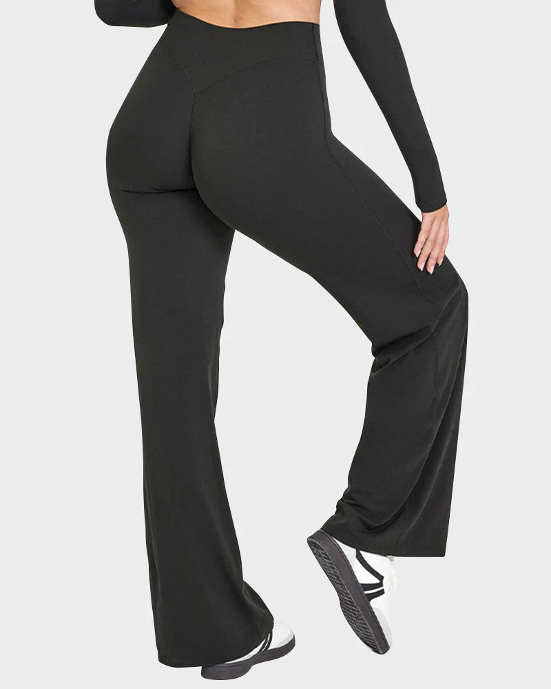 High-Waisted Wide-Leg Yoga Pants K517434