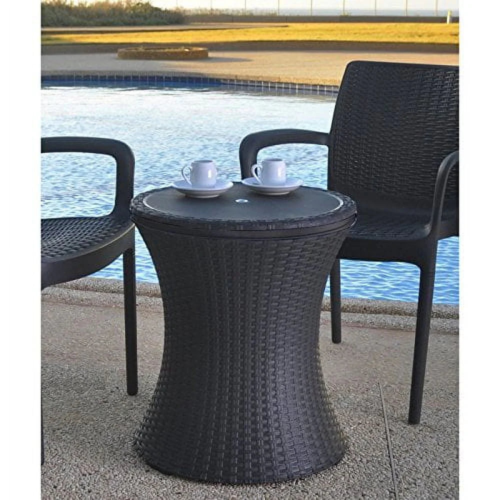 7.5 Gallon Resin Outdoor Beverage Cooler Table O1291