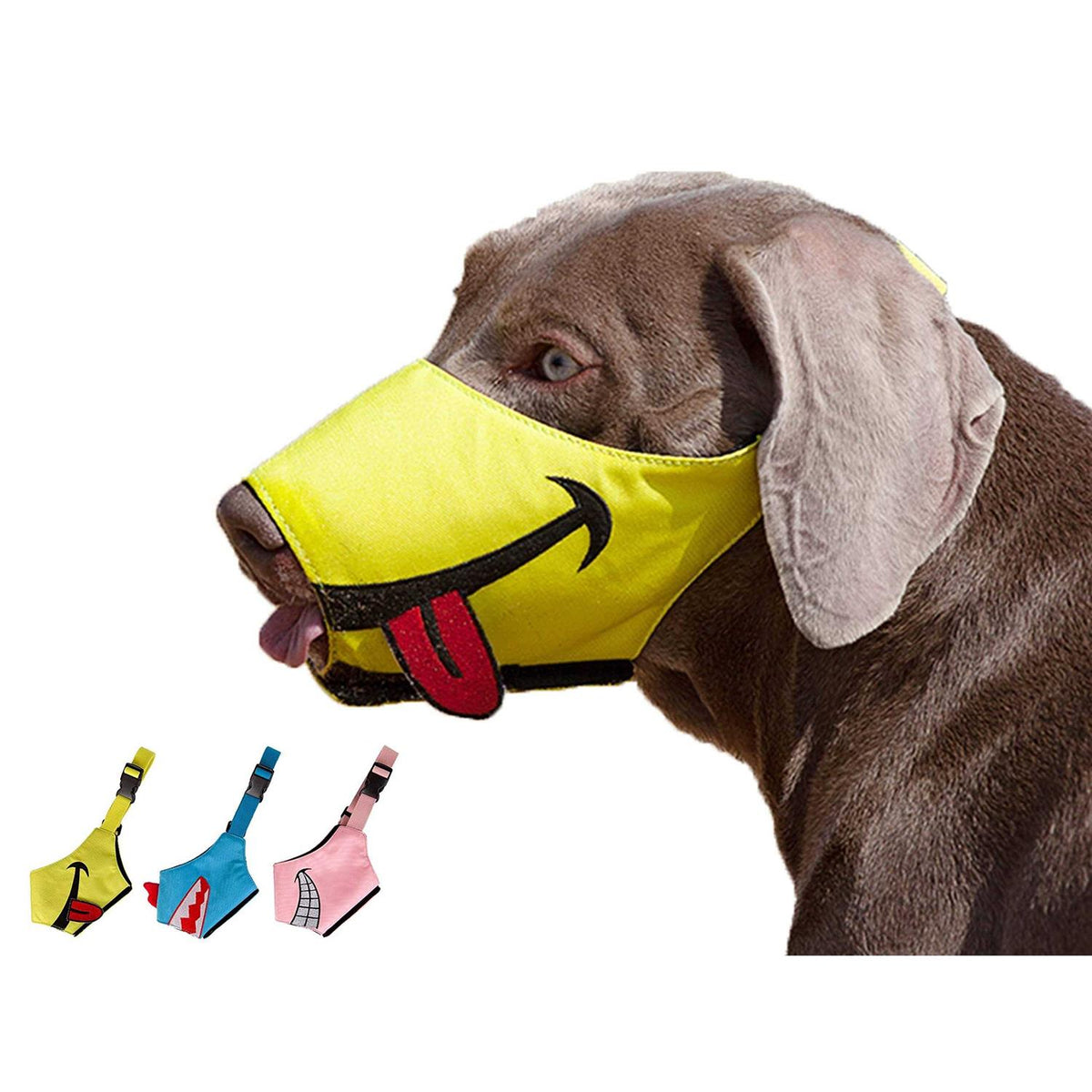 Dog Muzzle with Soft Breathable Air Mesh Nylon W78874