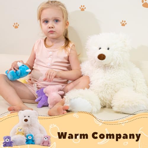 Plush Shark Stuffed Animal with Babies Set I86907