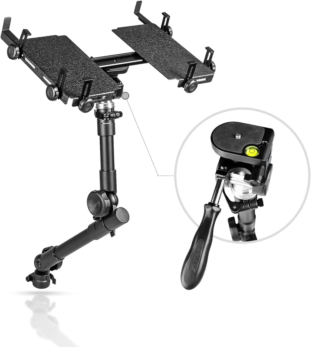 Aluminum Vehicle Laptop Mount Holder for Trucks Vans Cars SUVs Q368