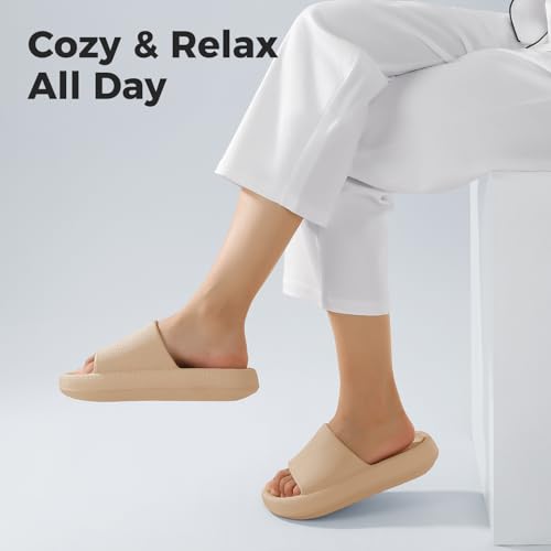 Soft Thick Sole Non-slip Cloud Slides L986