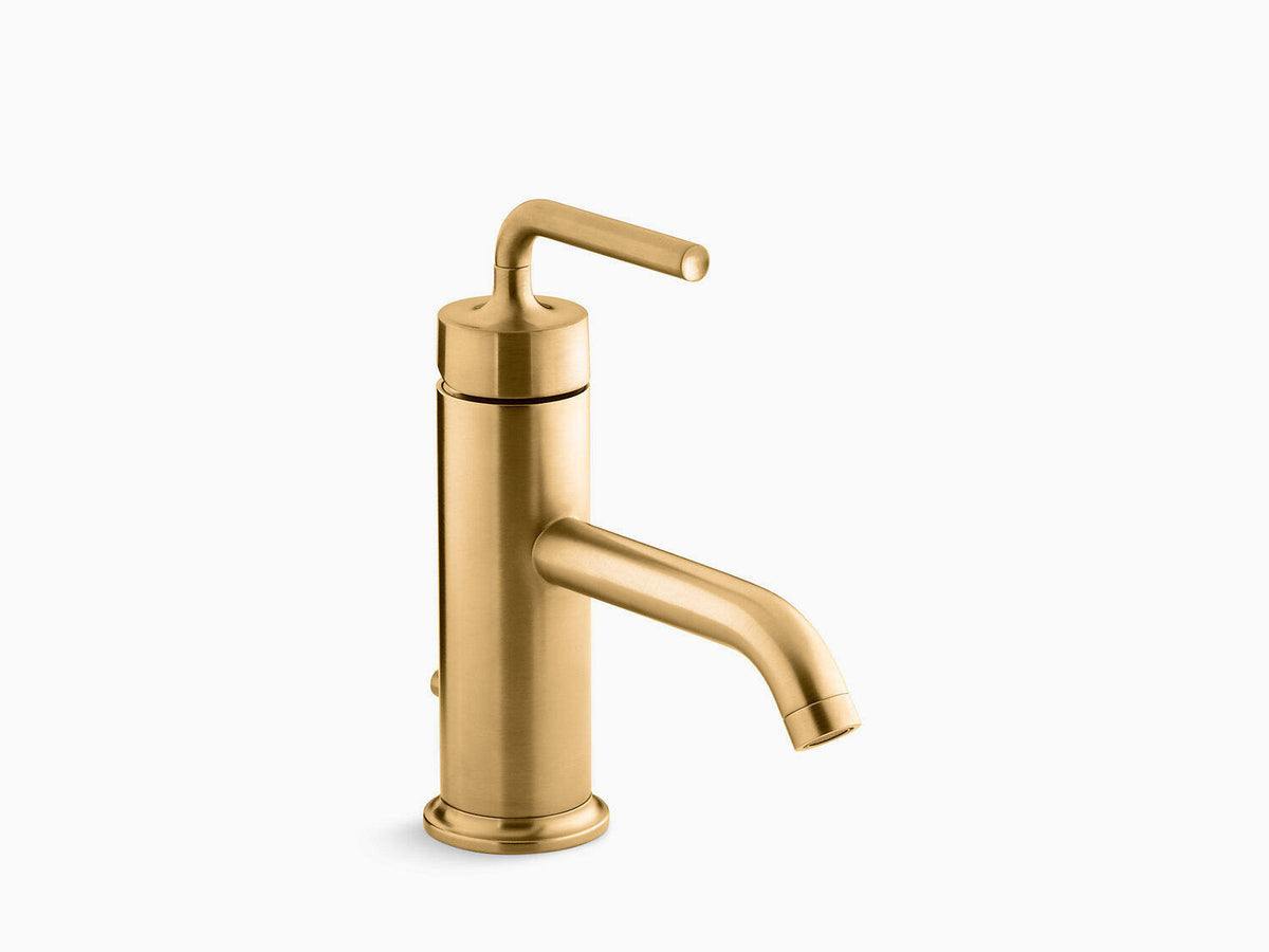 Single-Handle Bathroom Sink Faucet with Straight Lever Handle J13753