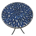 14 in. Round Mosaic Side Table N849