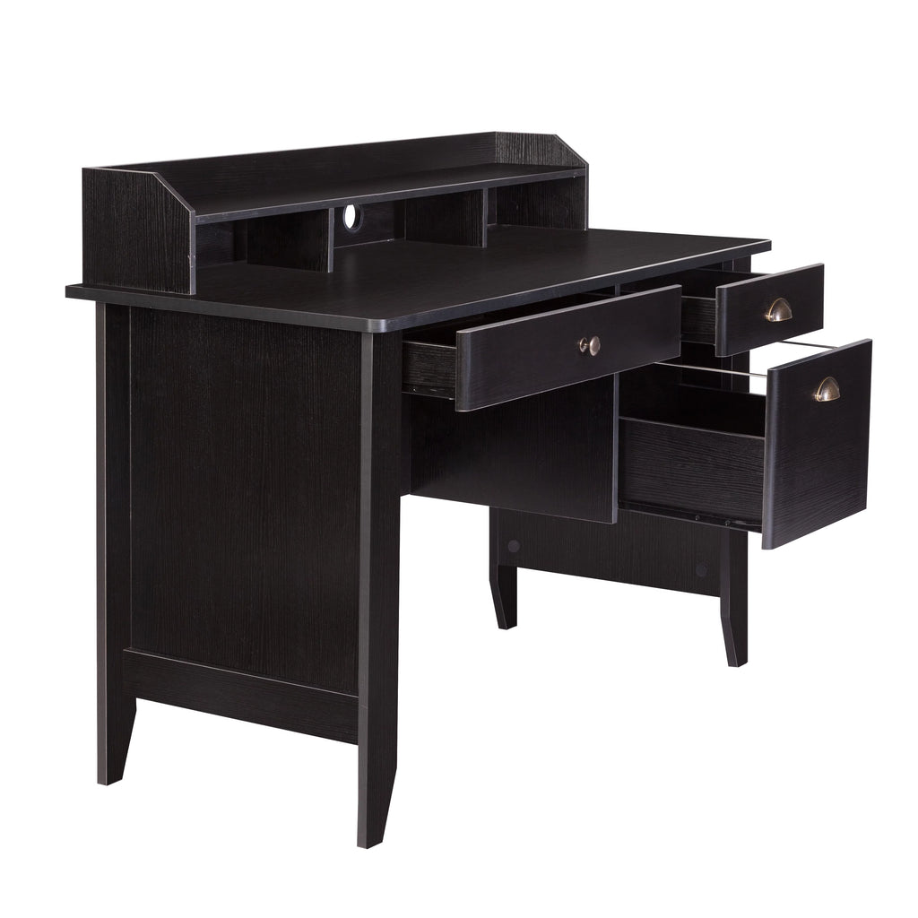 Black Executive Desk V20842