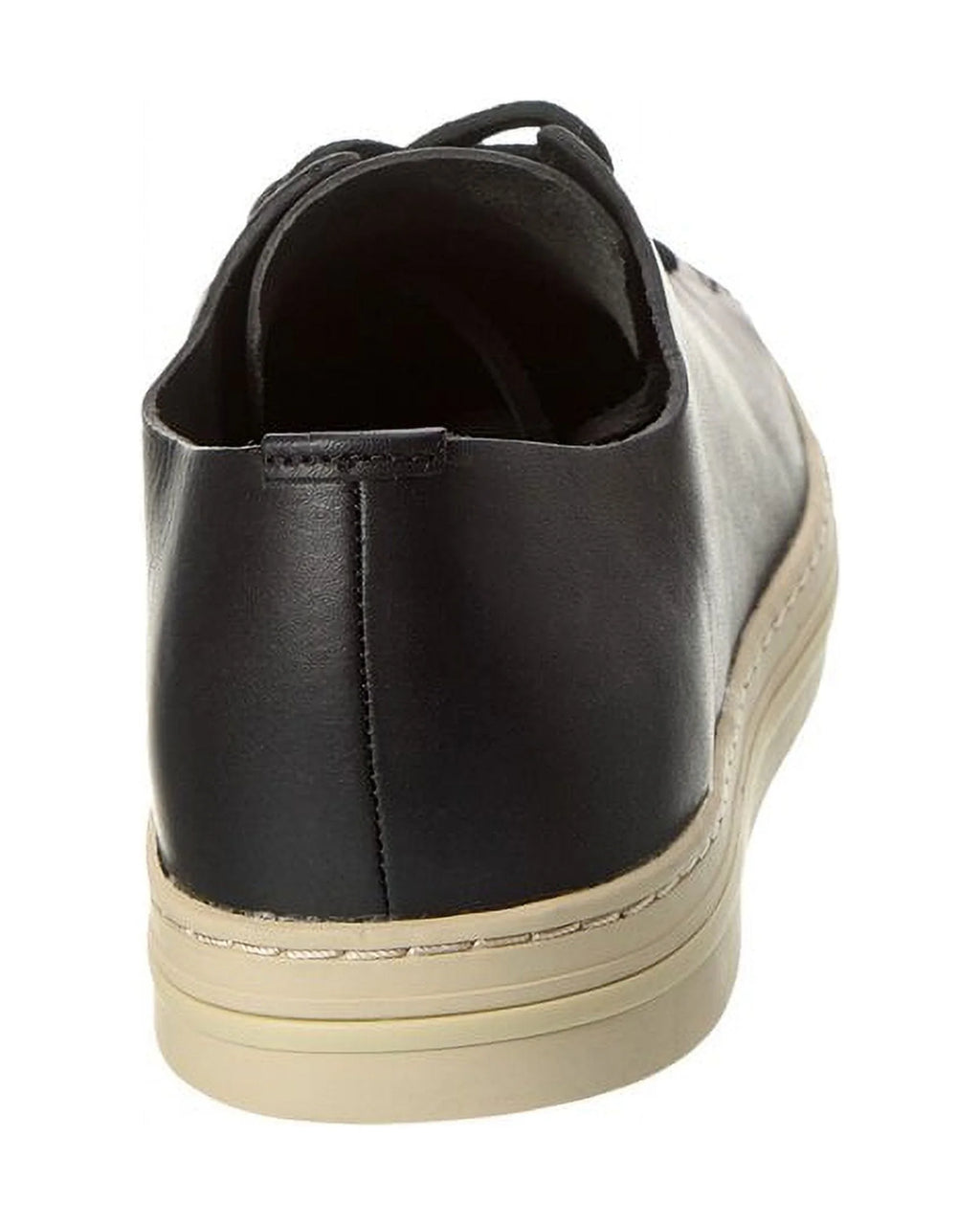 Black Leather Sneaker R8876