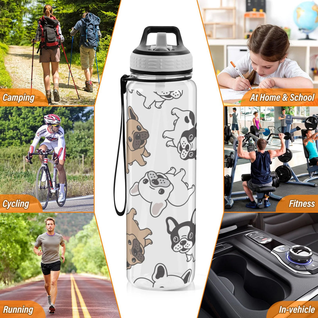 32oz Leakproof Tritan Water Bottle with Straw N79933