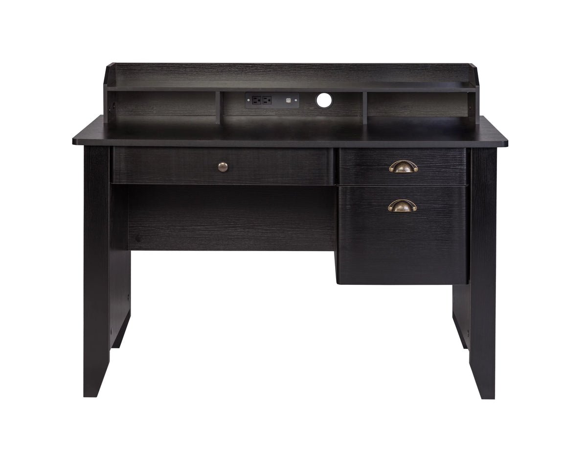 Black Executive Desk V20842