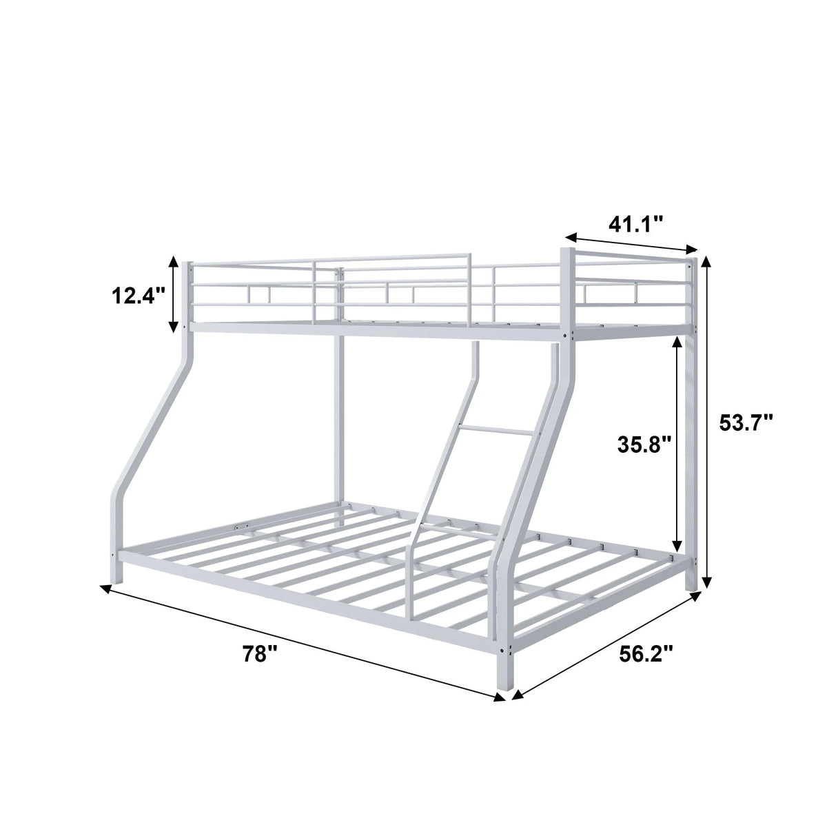 Twin Over Full Heavy-duty Metal Bunk Bed A27314