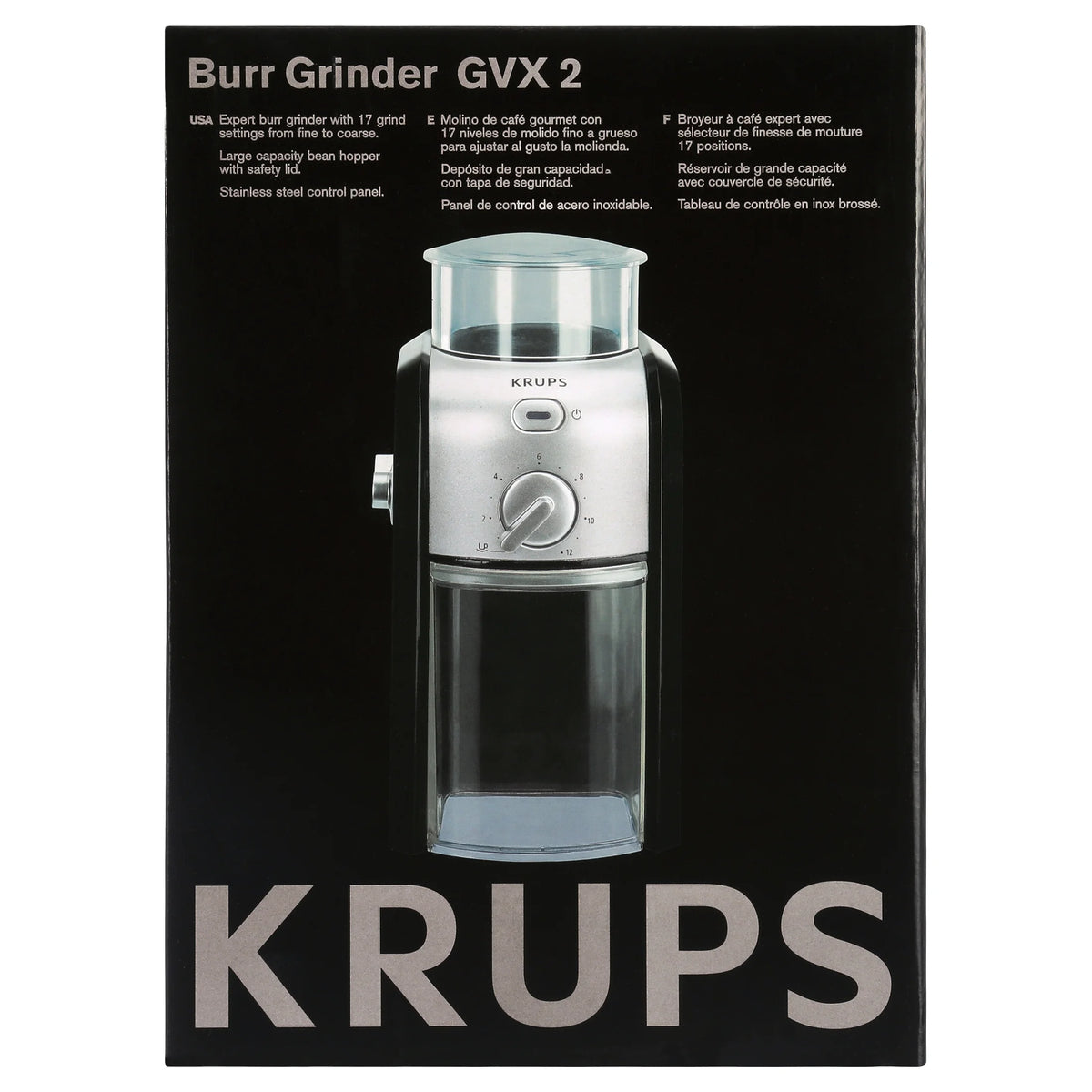 Black Burr Mill Coffee Grinder U6636