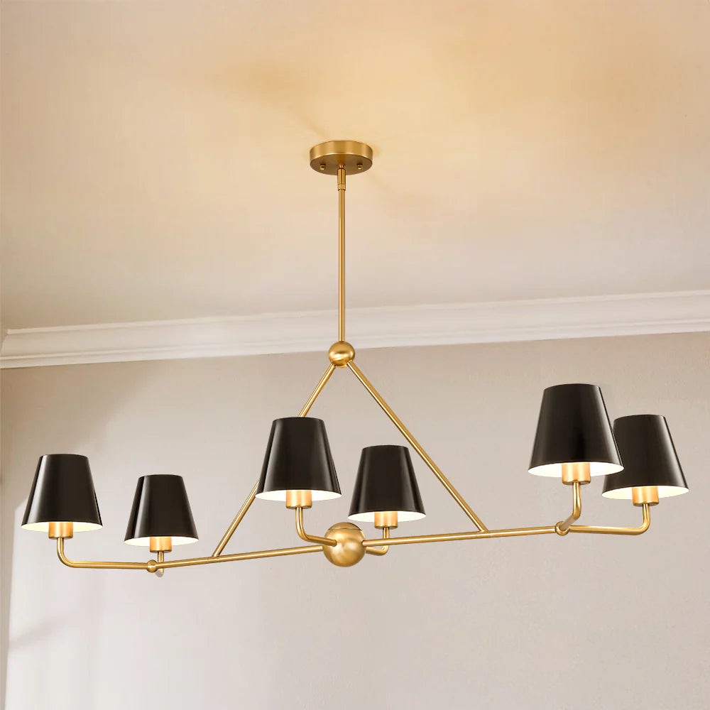 6-Light Linear Kitchen Island Pendant F82120