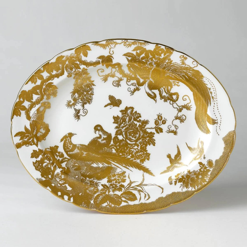 Gold Aves Medium Platter J364150