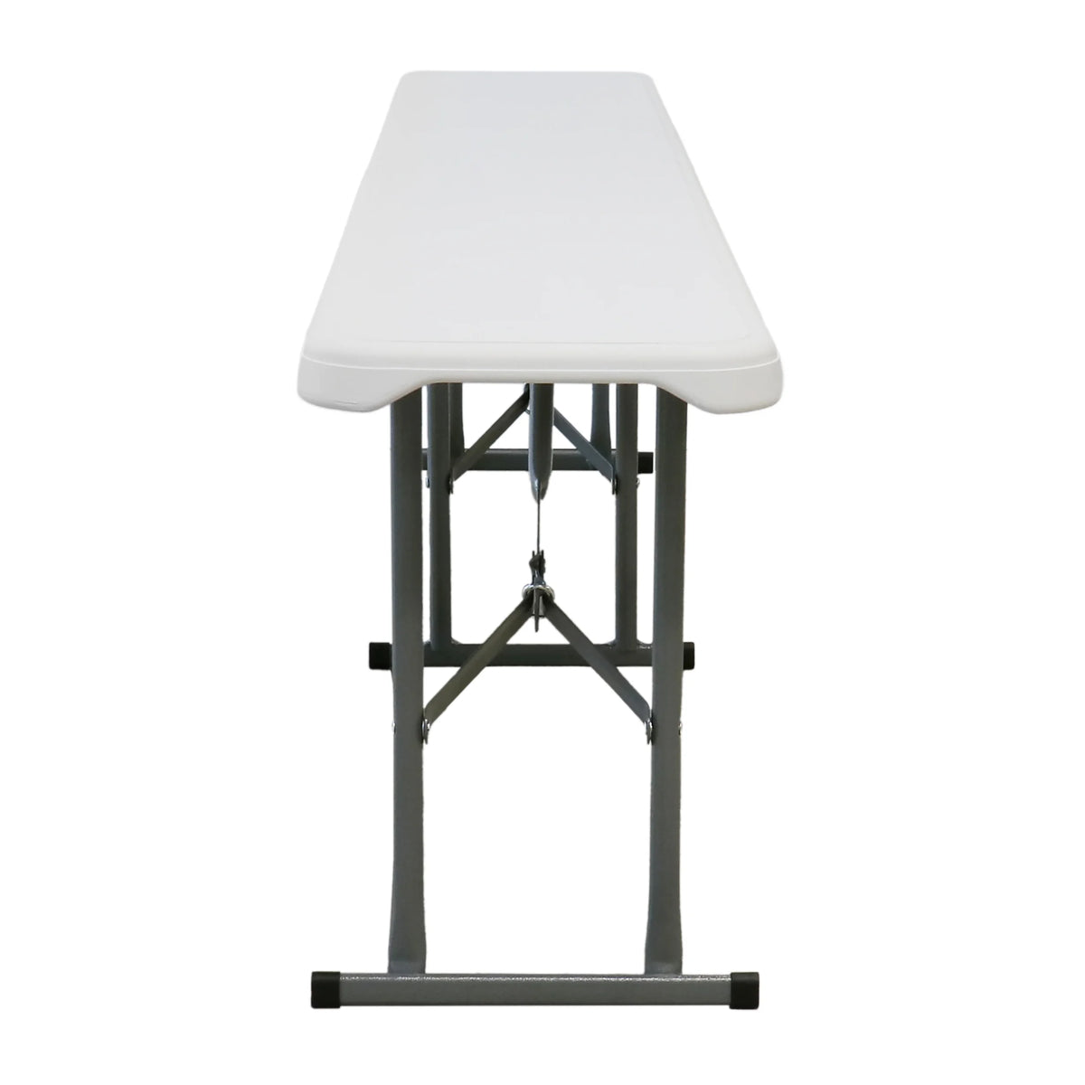 White Plastic Folding Dinner Table V206542
