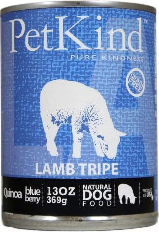 Grain-Free Lamb Tripe Recipe Wet Dog Food 13 Oz Case of 12 K407