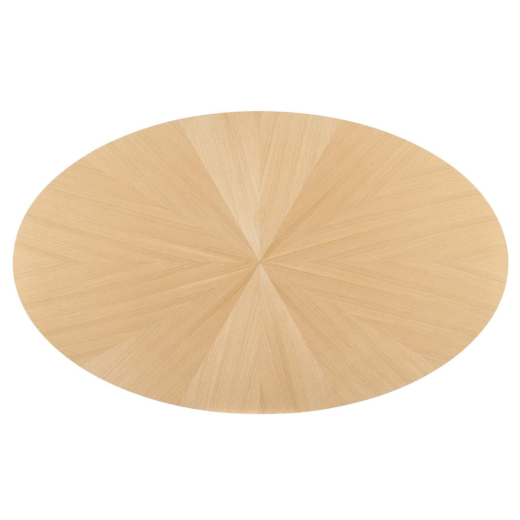 Oak Oval Wood Dining Table F78297