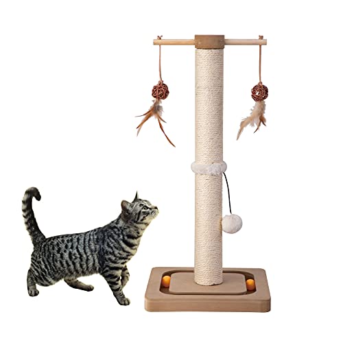 Beige 25 inches Cat Scratching Post C5945
