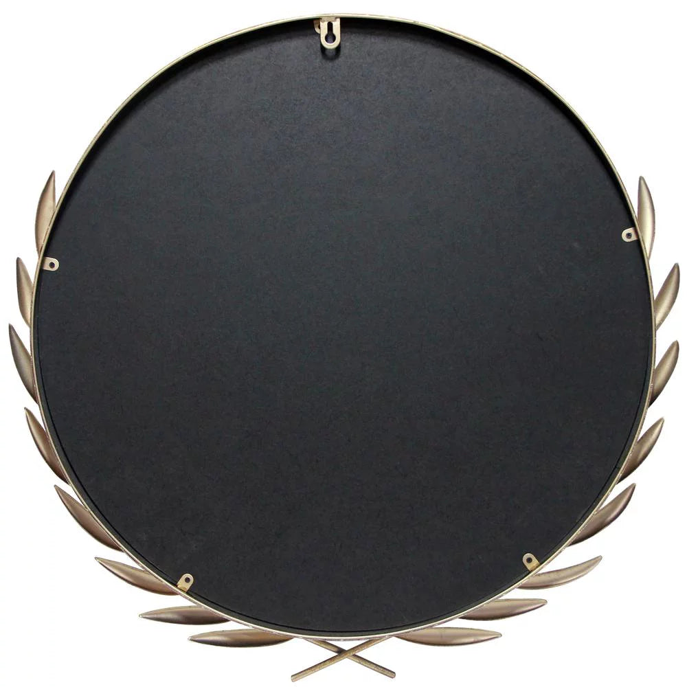 Gold Round Wall Mirror E450216