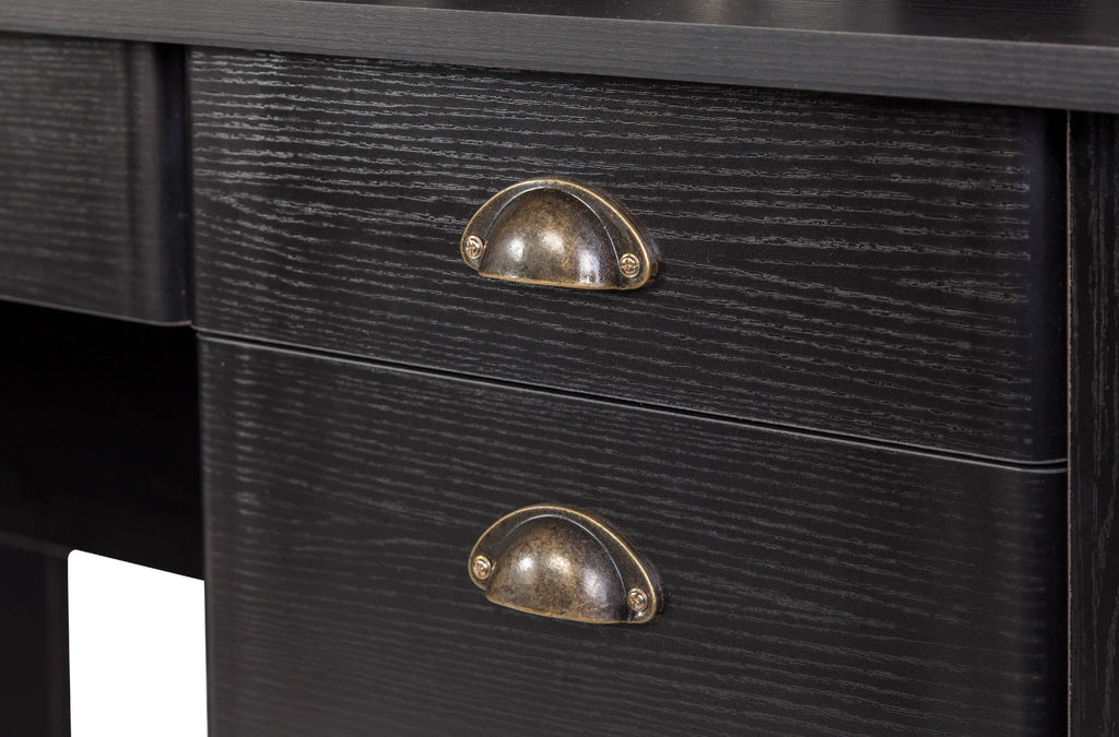 Black Executive Desk V20842