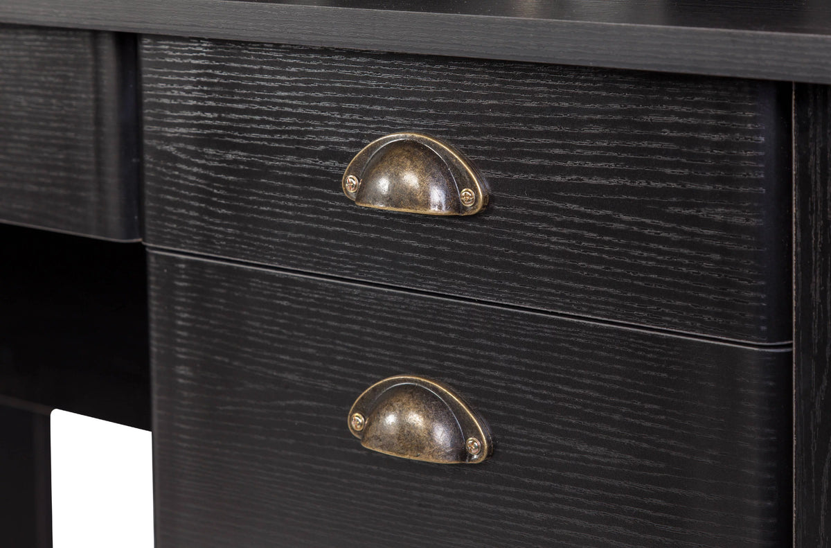 Black Executive Desk V20842
