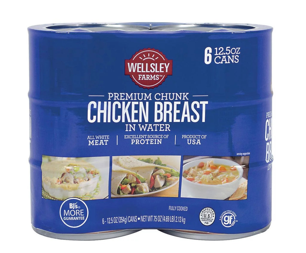 Chunk Chicken Breast in Water 6 Ct. 12.5 oz. L15050