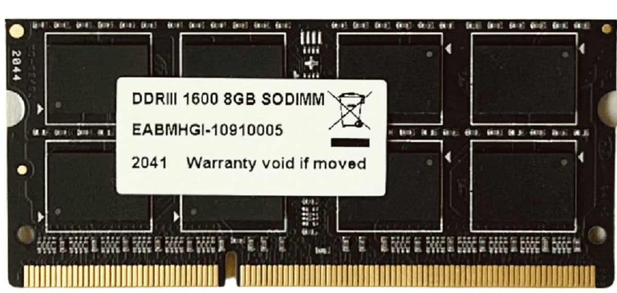 16GB DDR3 2x 8GB PC3-12800 1600MHz SODIMM Memory J967097