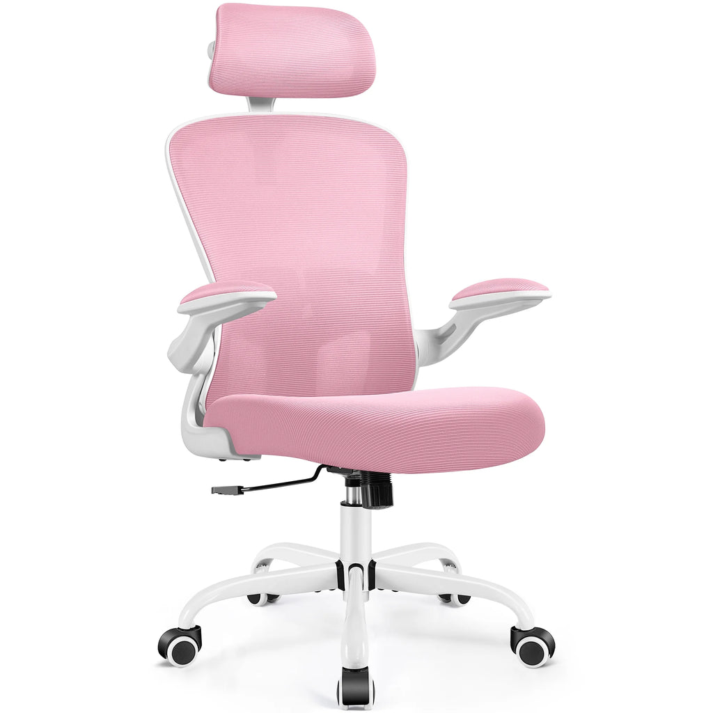 Black Ergonomic Office Chair with Lumbar Support V546