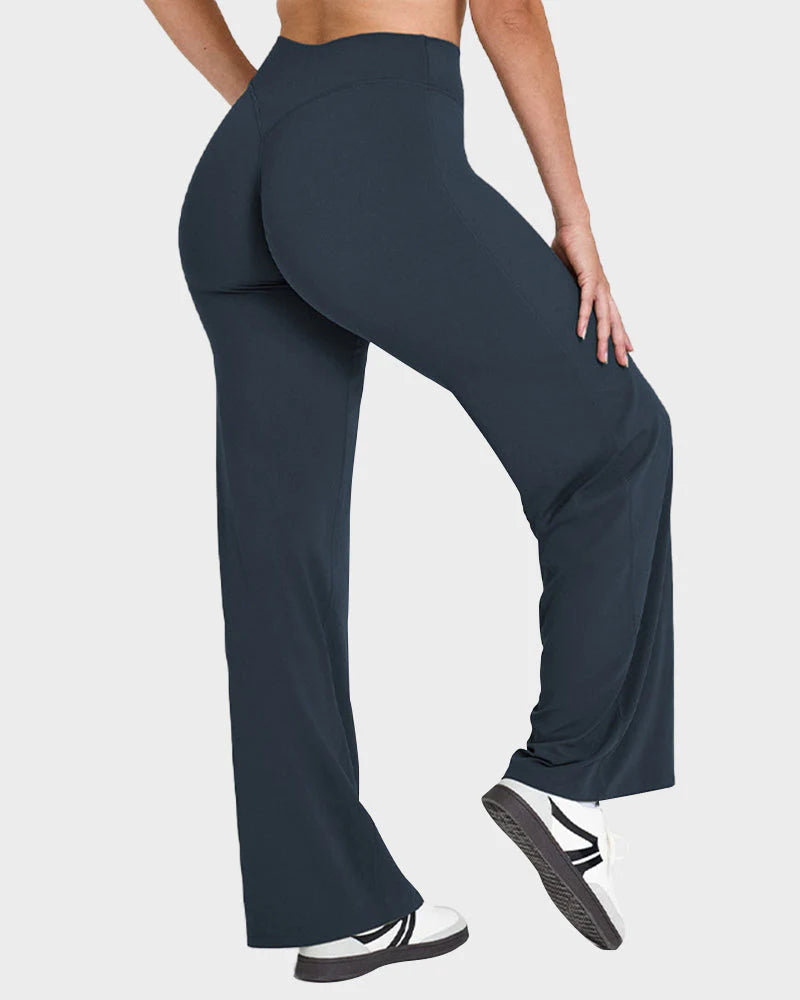 High-Waisted Wide-Leg Yoga Pants K517434