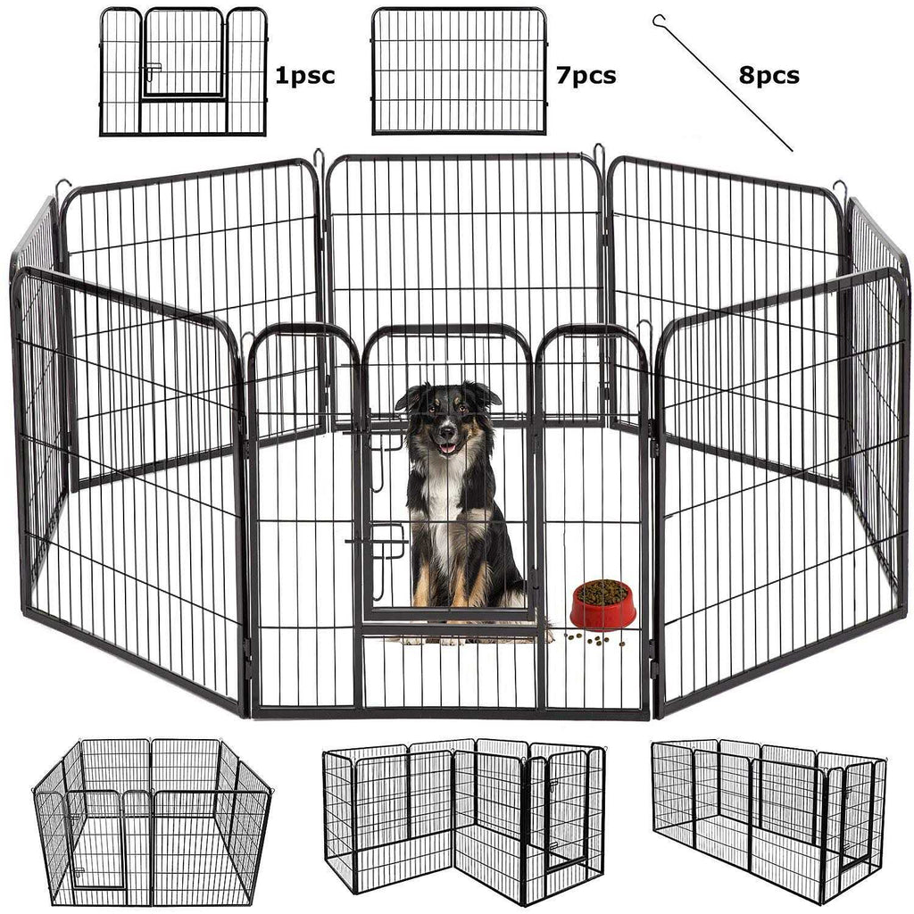 Heavy Duty Pet Playpen Dog Exercise Pen Cat Fence H169