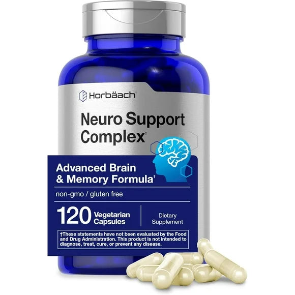 120 Capsules Vegetarian Brain Support Supplement I119974