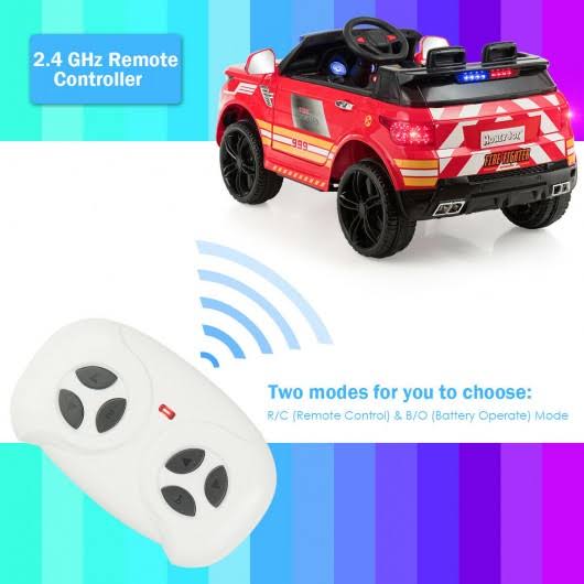 Kids 12 V Battery Powered Electric Ride on Car-Red E5500