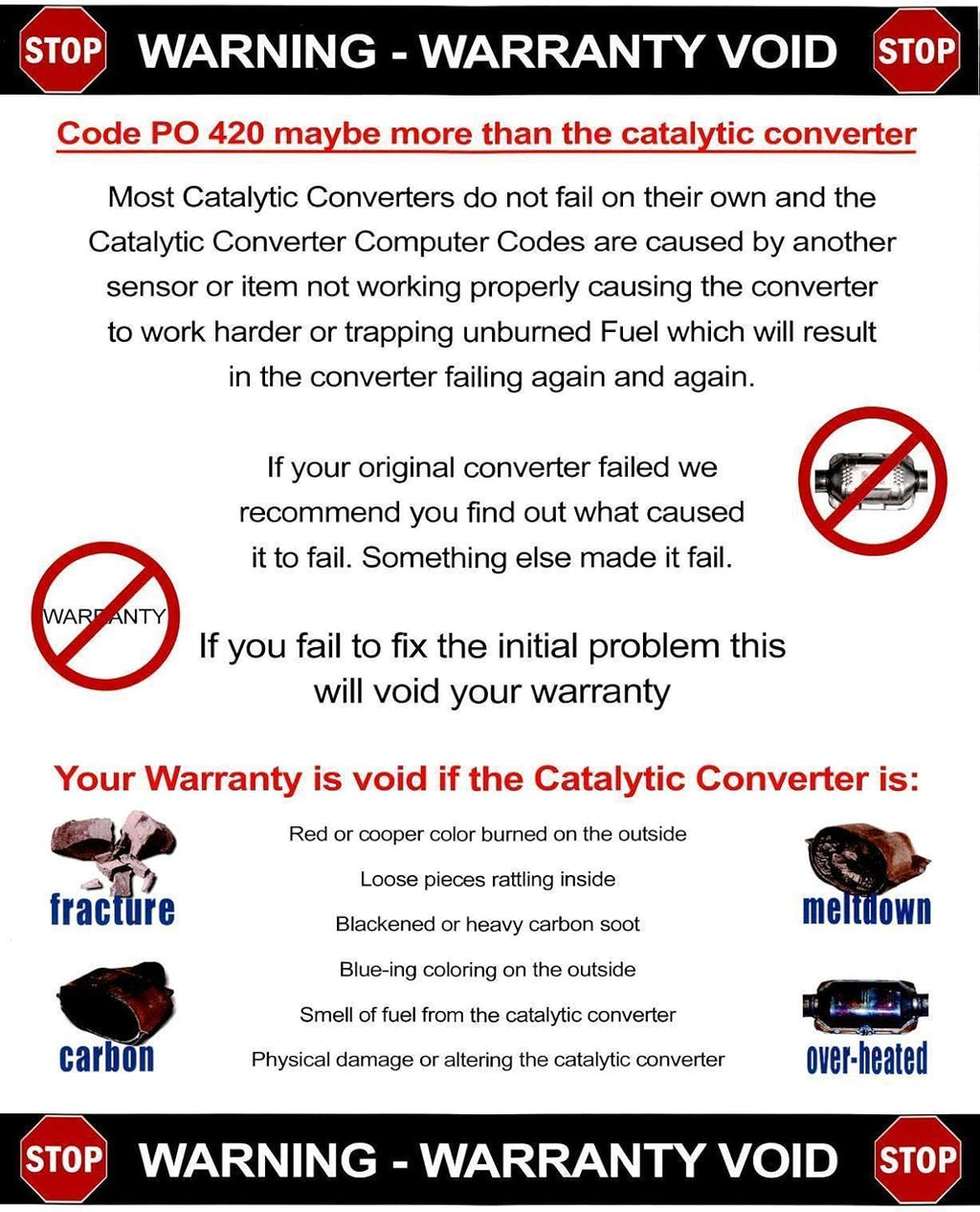 Catalytic Converter with Gaskets L24956
